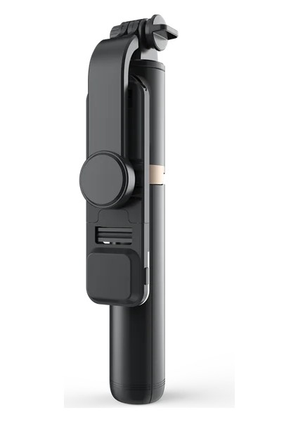 Q03S Siyah Kaıqısj Q03S Bluetooth Selfie Çubuğu Genişletilebilir Mini Tripod, LED Dolgu Işığı ve Huawei Android Ios Için Deklanşör Uzaktan Kumandası ile (Yurt Dışından)
