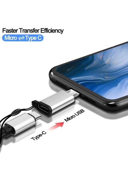 Typectomicro F Kırmızı Mikro USB Erkek Tip C Dişi Konnektör Macbook Için Xiaomi Tip C USB 3.0 Otg Adaptörü Samsung USB C Için Mikro Dönüştürücü (Yurt Dışından)