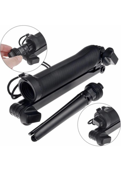 Siyah Katlanabilir 3 Yollu Kavrama Su Geçirmez Monopod Selfie Sopa Gopro Hero 9 8 7 5 6 4 10 Sj Xiaomi Yi Eylem Kamera Tripodu Aksesuarları (Yurt Dışından) indirimleri