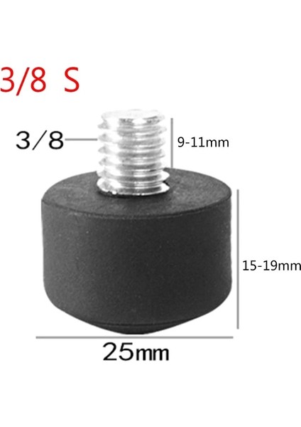 Tip E Mola Evrensel Kaymaz Kauçuk Ayak Pedi Ayak Spike Tripod Monopod Için 3/8 "1/4" M8 (Yurt Dışından)