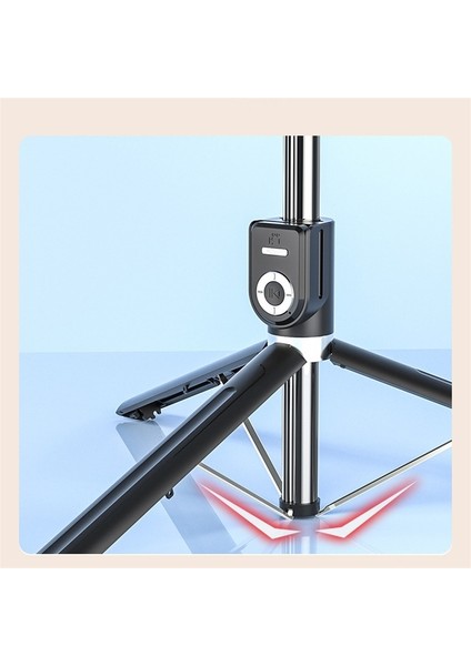 Only Light Fgclsy 2023 Yeni Ekstra Uzun Selfie Çubuğu Çok Fonksiyonlu, Dolgu Işığı ile Uzaktan Deklanşör 360 Derece Dönen Tripod Büyük Boy (Yurt Dışından)