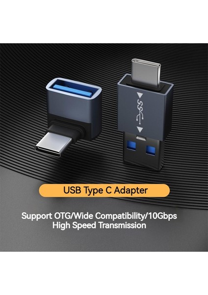 AD006 Metal USB Adaptörü C Telefon Aksesuarları Adaptörler Otg Kablo Tipi Mikro USB Adaptador Usbc Şarj Splitter Xiaomi Samsung S22 (Yurt Dışından)