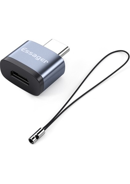 Mikro Tip C Essager USB Tip C Otg Adaptör Tip-C Usb-C Erkek Macbook Xiaomi Mi Samsung Için USB 3.0 Dişi Dönüştürücü Usbc Otg Konektörü (Yurt Dışından)