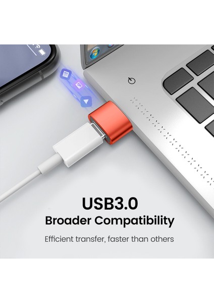 3 Adet Olaf USB C 3.0 Tip-C Otg Adaptör Tip C Dişi USB Erkek Dönüştürücü Hızlı Şarj Veri Aktarım Adaptörü Dizüstü Bilgisayar Samsung S20 (Yurt Dışından)