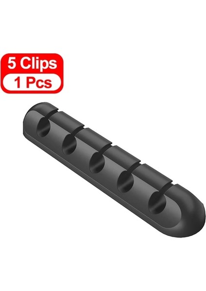 5clips-1 Adet Essager Kabloları Organizatör Tel Tutucu Klip Masaüstü Yönetimi Için Fare Kulaklık Kablo Sarıcı Koruyucu Cep Telefonu Sahipleri (Yurt Dışından)