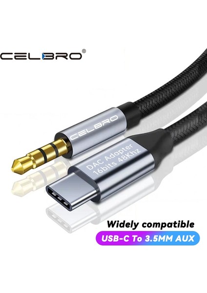 1.5 M (4.9ft) Ios USB Tip C 3.5mm Aux Ses Jakı Kablosu Kablosu Adaptör Kulaklık Kulaklık Hoparlör Tipo Samsung S21 Xiaomi 12 Iphone 13 12 Dac (Yurt Dışından) indirimleri