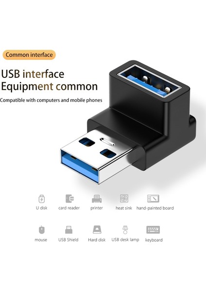 D 3A Tip C Dirsek USB 3.1 Şarj Veri Kablosu Adaptörü Dönüştürücü Android Için 90/180 Derece Otg Adaptörü Hızlı Şarj 10 Gbps (Yurt Dışından)