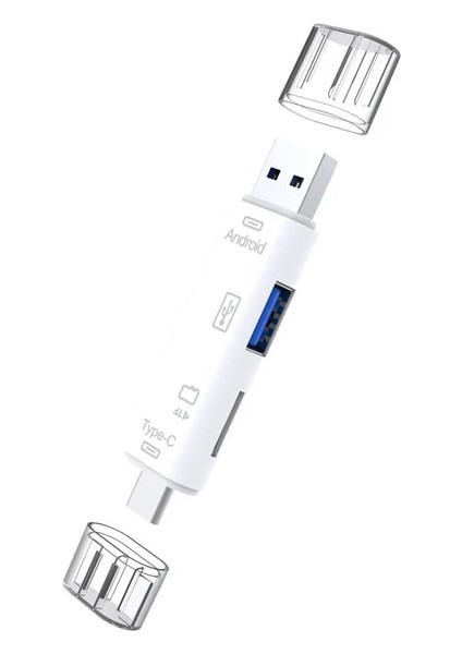 01 Hepsi Bir Arada Mikro USB Otg USB 2.0 Mikro Sd Tf Adaptörü Mikro Sd Sdhc Tf M2 Mmc Ms Pro Duo Kart Okuyucu Için Sd Kart Okuyucu (Yurt Dışından)