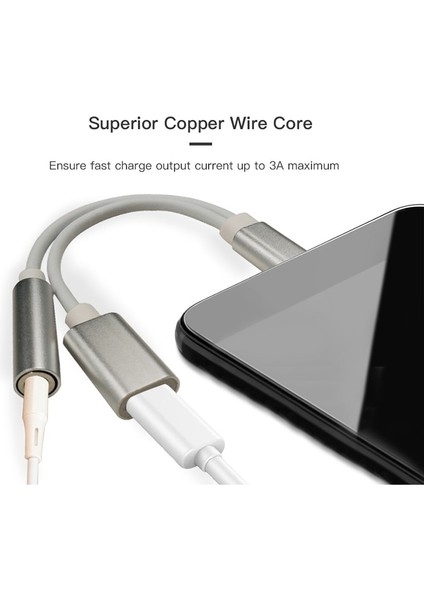 Gül Altın Sıcak!tip C 3.5 Jack Kulaklık USB C 3.5mm Aux Kulaklık Adaptörü Ses Kablosu Huawei V30 Mate 20 P30 Pro Xiaomi Mi 10 9 (Yurt Dışından)