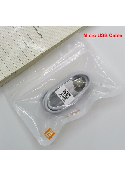 Yalnızca Mikro USB Kablosu Xiaomi Şarj Cihazı 5V/2A Şarj Güç Adaptörü Mi 8 9 Se Lite A1 6 5 A2 Mix 2 2s Redmi 4x 5 Plus Not 4 5 Için Mikro USB C Tipi Kablo (Yurt Dışından)