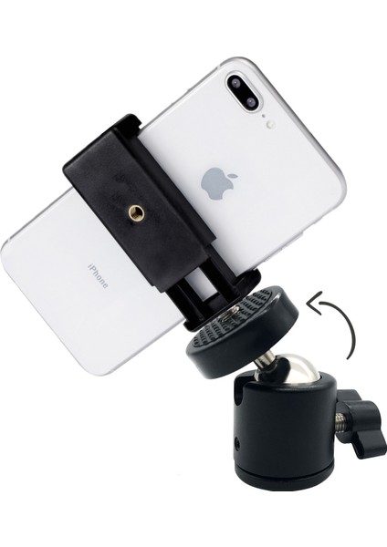 Dönüştürücü Klip Evrensel Cep Telefonu Klip Braketi Tutucu Dağı 1/4 Vida Sıcak Ayakkabı Telefon Klip Tripod Monopod Akıllı Telefon Kamera Için Standı (Yurt Dışından)
