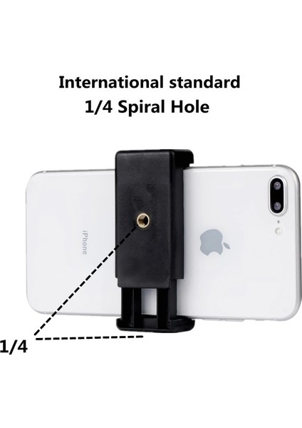 Dönüştürücü Klip Evrensel Cep Telefonu Klip Braketi Tutucu Dağı 1/4 Vida Sıcak Ayakkabı Telefon Klip Tripod Monopod Akıllı Telefon Kamera Için Standı (Yurt Dışından)