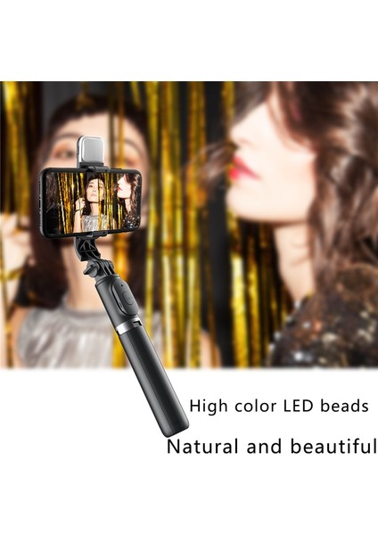 No 1 Roreta Yeni Kablosuz Bluetooth Selfie Tripod Katlanabilir Braketi El Monopod Selfie Sopa ile Ios Android Için (Yurt Dışından)