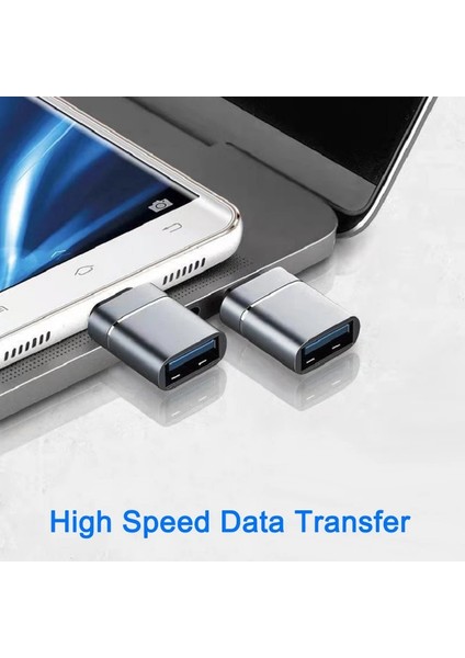 Siyah USB Tip C Otg Adaptör USB C - USB 3.0 Adaptör Tip-C Otg Kablo Dönüştürücü Xiaomi Samsung S10 S9 S8 Huawei P30 Macbook Pro (Yurt Dışından)