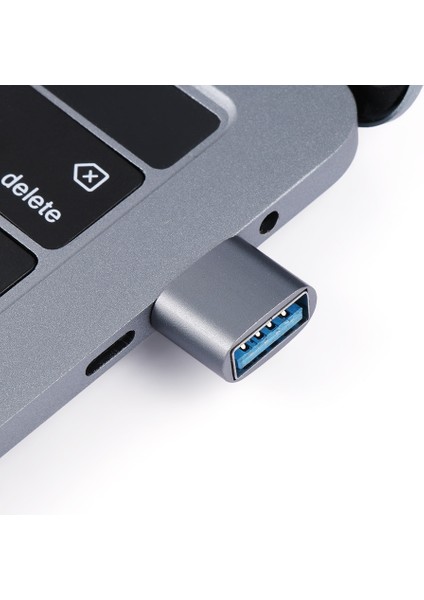 2 Adet Mavi USB C Adaptör Tip C - USB 3.0 Adaptör Thunderbolt 3 Tip-C Adaptör Otg Kablosu Xiaomi Macbook Pro Hava Samsung S10 S9 USB Otg (Yurt Dışından)
