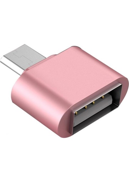Beyaz 1 Adet Yeni Evrensel Mini Mikro USB 2.0 Otg Adaptör Konnektörü Android Cep Telefonu Için Usb2.0 Tip-C Otg Kablo Adaptörü (Yurt Dışından)