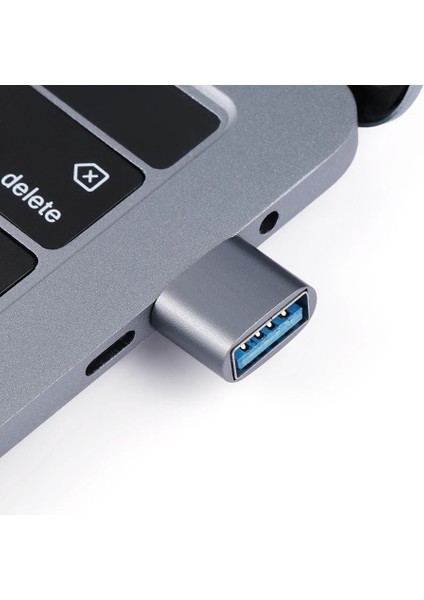 Siyah 1 Adet Usb-C 2.0 Tip C USB 2.0 Otg Metal Renkli Dönüştürücü Erkek Dişi Adaptör Android Akıllı Telefonlar Için Aksesuarlar (Yurt Dışından)