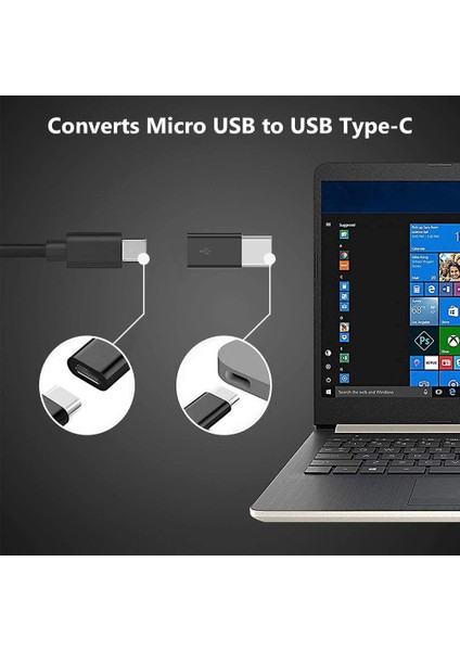 Tip C - Mikro USB 5/10 Adet USB C Adaptör Tip C Erkek - USB 3.0 Kadın Otg Dönüştürücü Tip C Erkek - Mikro USB Kadın Cep Telefonları Tabletler Için (Yurt Dışından)