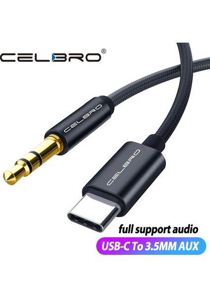Kırmızı USB Tipi C Aux Kablo Jakı 3.5mm Ses Kablosu USB C 3.5 mm Adaptörü Samsung S21 20 Huawei Xiaomi Araba Kulaklık Hoparlör Aux Kablosu (Yurt Dışından)
