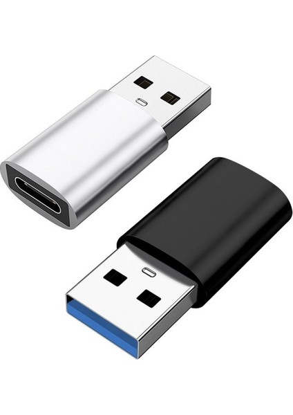 USB Erkek Erkeğe USB C Mikro Dönüştürücü Cep Telefonu Tip C Otg Adaptörü Veri Transferi ile Dizüstü MacBook iPhone Için USB A Erkek Dişi Adaptör (Yurt Dışından)