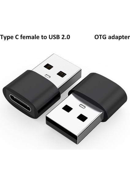 USB Erkek Erkeğe USB C Mikro Dönüştürücü Cep Telefonu Tip C Otg Adaptörü Veri Transferi ile Dizüstü MacBook iPhone Için USB A Erkek Dişi Adaptör (Yurt Dışından)