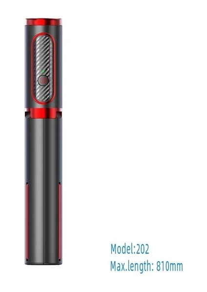 1-202-RED-81CM 150CM/81CM Kablosuz Selfie Çubuğu Tripod Telefon Standı Tutucu Tripod Mobil Uzatılabilir Taşınabilir Alüminyum Alaşımlı Akıllı Telefon Için (Yurt Dışından)
