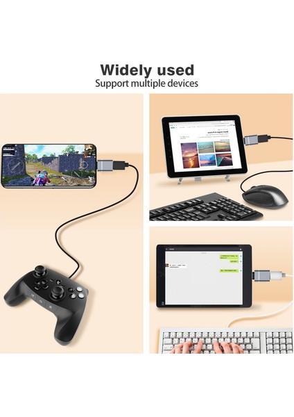 Siyah 6 USB C Tipi Adaptör Mikro USB Erkek Tip C USB 3.0 Dişi Samsung MacBook Telefon Şarj Cihazı Conventor Usbc Otg Konektörü (Yurt Dışından)