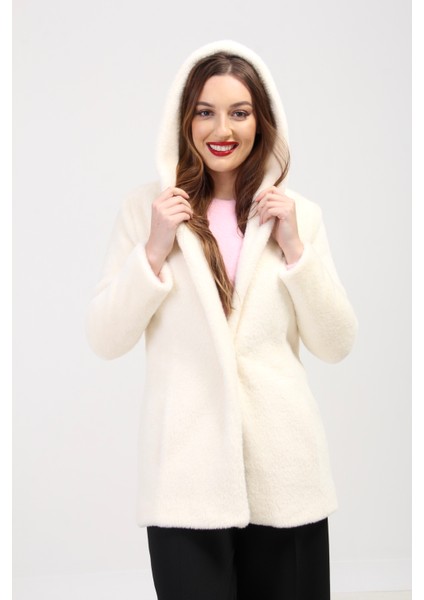 Kapüşonlu Suni Kürk