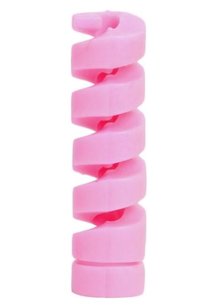 iPhone Android Için Pembe Koruyucu Koruyucu Kapak USB Şarj Kablosu Koruyucu Kılıf Takma ve Çıkarma Kullanışlı Basit (Yurt Dışından)