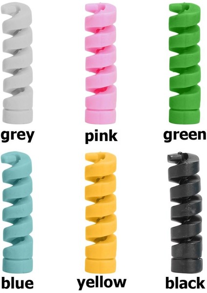 iPhone Android Için Pembe Koruyucu Koruyucu Kapak USB Şarj Kablosu Koruyucu Kılıf Takma ve Çıkarma Kullanışlı Basit (Yurt Dışından) fiyatları