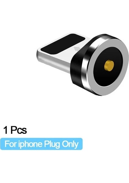 Iphone Için Taşınabilir Manyetik Fiş Kutusu Adaptörü Metal Saklama Kabı iPhone Için Mikro USB Tip C Mıknatıs Şarj Kablosu Konektörü (Yurt Dışından)