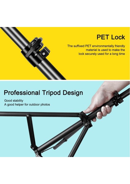 SH-SJJ-01-200 Tripod Telefon Tripodu Standı Halka Işık 1/4 Vida Kafası Esnek Selfie Bluetooth Uzaktan Kumanda Tutucu Telefon Için (Yurt Dışından)