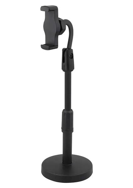 Siyah Masaüstü Tripod Telefon Akıllı Telefon Için Iphone ile Telefon Tutucu Stand Braketi Işkembe Mobil Telefon Statief Standı Masası (Yurt Dışından)