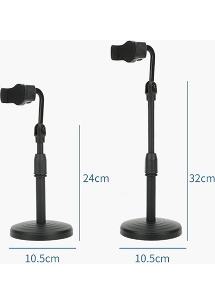 Siyah Masaüstü Tripod Telefon Akıllı Telefon Için Iphone ile Telefon Tutucu Stand Braketi Işkembe Mobil Telefon Statief Standı Masası (Yurt Dışından)