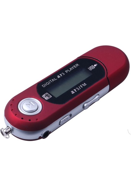 Siyah Mini USB 4 GB Mp3 Müzik Çalar Dijital LCD Ekran Desteği 32G Tf Kart Fm Radyo Fm Fonksiyonlu Taşınabilir Mp3 Çalar (Yurt Dışından)