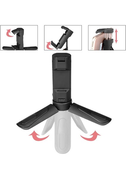 Kırmızı Kıngjoy Officia Kt-18 Tripod Telefon Mini Tripod Mobil Stand Kamera Tutucu Sabitleyici Esnek Kafa Yükseklik Açısı (Yurt Dışından) fırsatları