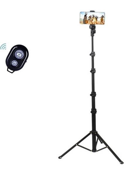 Uzaktan Kumanda Açık Tripod Cep Telefonu Tripod Taşınabilir Beş Bölümlü 1.6 M Canlı Görüntüleme Panoramik Kamera Braketi (Yurt Dışından) indirimleri