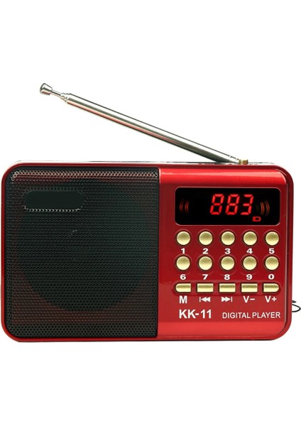 Stil B Taşınabilir Radyo Cep Boyutunda USB Powered Mini Çok Fonksiyonlu Fm Radyo Yaşlı Dijital Fm Mp3 Çalar Hoparlör (Yurt Dışından) modelleri