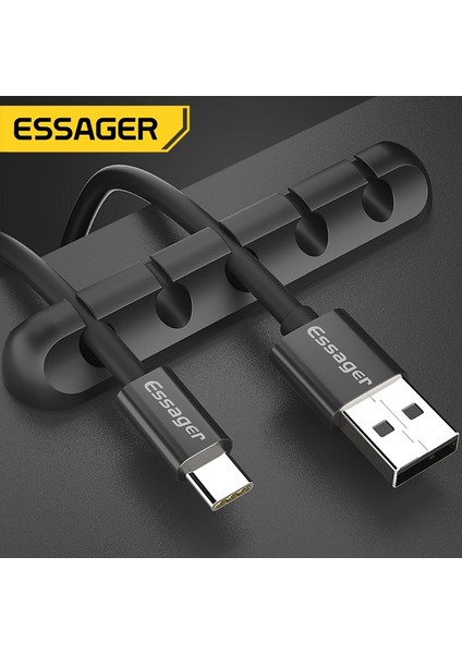5clips-2 Adet Essager Kabloları Organizatör USB Kablo Kordonu Tel Tutucu Klipler Masaüstü Yönetimi Için Fare Klavye Kulaklık Kablo Sarıcı Koruyucular (Yurt Dışından)