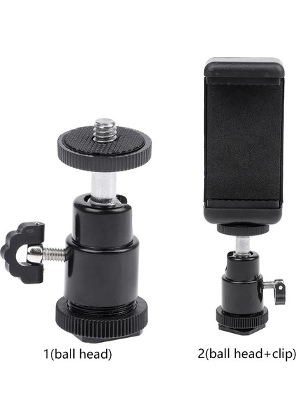 A1 Evrensel Metal Cep Telefonu Klip Braketi Tutucu Dağı 1/4 Vida Sıcak Ayakkabı Telefon Klip Tripod Monopod Standı Adaptörü (Yurt Dışından)