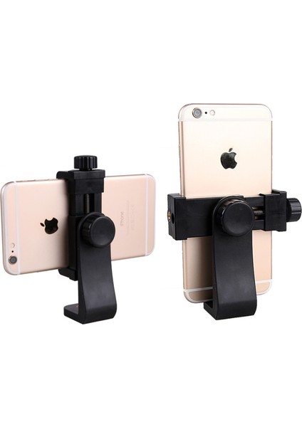 Ayarlanabilir Klip Tripod Montaj Adaptörü Ayarlanabilir Cep Telefonu Clipper Tutucu Dikey 360 Standı Telefon Kamera Selfie Çubuğu Için 1/4 Vida Deliği ile (Yurt Dışından)