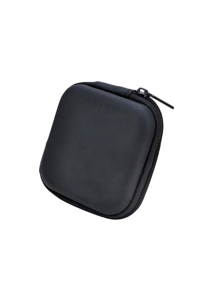 Siyah Kulaklık Konteyner Yerden Tasarruflu Saklama Çantası Kare Düz Renk Çizilmez Taşıma Paket Kabloları Seyahat Hediye USB Siyah (Yurt Dışından)