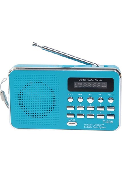 Beyaz T-205 Fm Radyo Alıcısı Taşınabilir Hifi Kart Hoparlör Kamp Yürüyüş Açık Spor Için Dijital Mp3 Müzik Hoparlör (Yurt Dışından) fiyatları