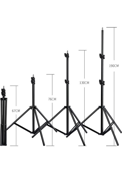 Telefon Tutucu D Alüminyum Tripod iphone Tutucu Gopro Cep Telefonu Canlı Fotoğrafçılık Selfie Sopa Tripod Halka Işık Kamera Softbox (Yurt Dışından) fiyatları