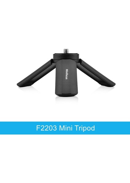 Mini Tripod Metal Mini Tripod + Top Kafa Dağı Masaüstü Masa Kameralı Telefon Için Standı El Gimbal Vlog Kolu Vlog Kavrama Tripod (Yurt Dışından)
