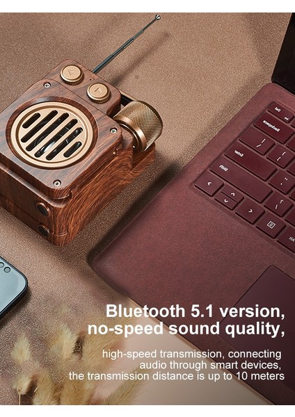 Kahverengi Benzersiz Retro Radyo Mavi Diş Hoparlör Taşınabilir Kablosuz Vintage Hoparlör Mutfak Masası Yatak Odası Ofis Için Eski Moda Stil (Yurt Dışından) modelleri