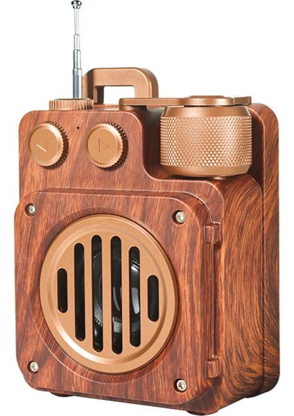 Kahverengi Benzersiz Retro Radyo Mavi Diş Hoparlör Taşınabilir Kablosuz Vintage Hoparlör Mutfak Masası Yatak Odası Ofis Için Eski Moda Stil (Yurt Dışından) indirimleri