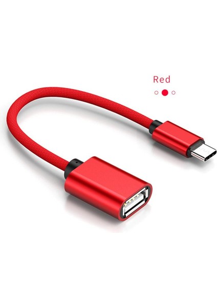 C Tipi Siyah 06 1 Adet USB Otg Adaptör Kablosu USB Dişi - Mikro USB Erkek Dönüştürücü Mikro USB Otg Adaptör Otg Adaptör Kablosu 3 Isteğe Bağlı Renk (Yurt Dışından)