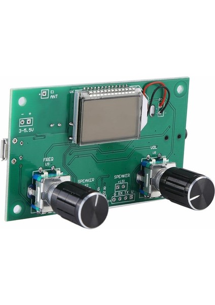 Yeşil Fm Radyo Alıcı Modülü 87-108 Mhz Frekans Modülasyonu Stereo Alıcı Kartı ile LCD Dijital Ekran 3-5 V Dsp Pll (Yurt Dışından) modelleri