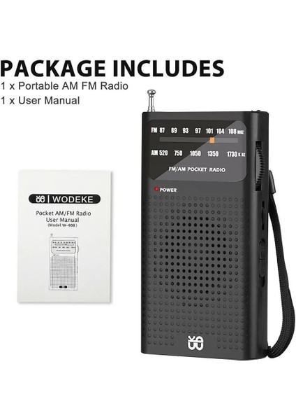 Tam Bant Fm/am Analog Radyo Cep Taşınabilir Radyo Saat Ayarı Açma/kapama Radyo Fonksiyonu Zamanlayıcı ile Dijital I1T9 (Yurt Dışından)